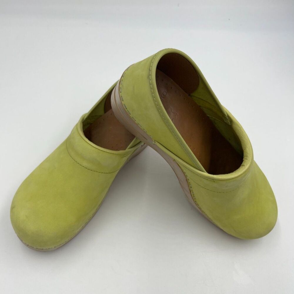 Dansko Professional Clogs Lemonade Neon Lime Sz 41 10.5 - 11 Nursing $158